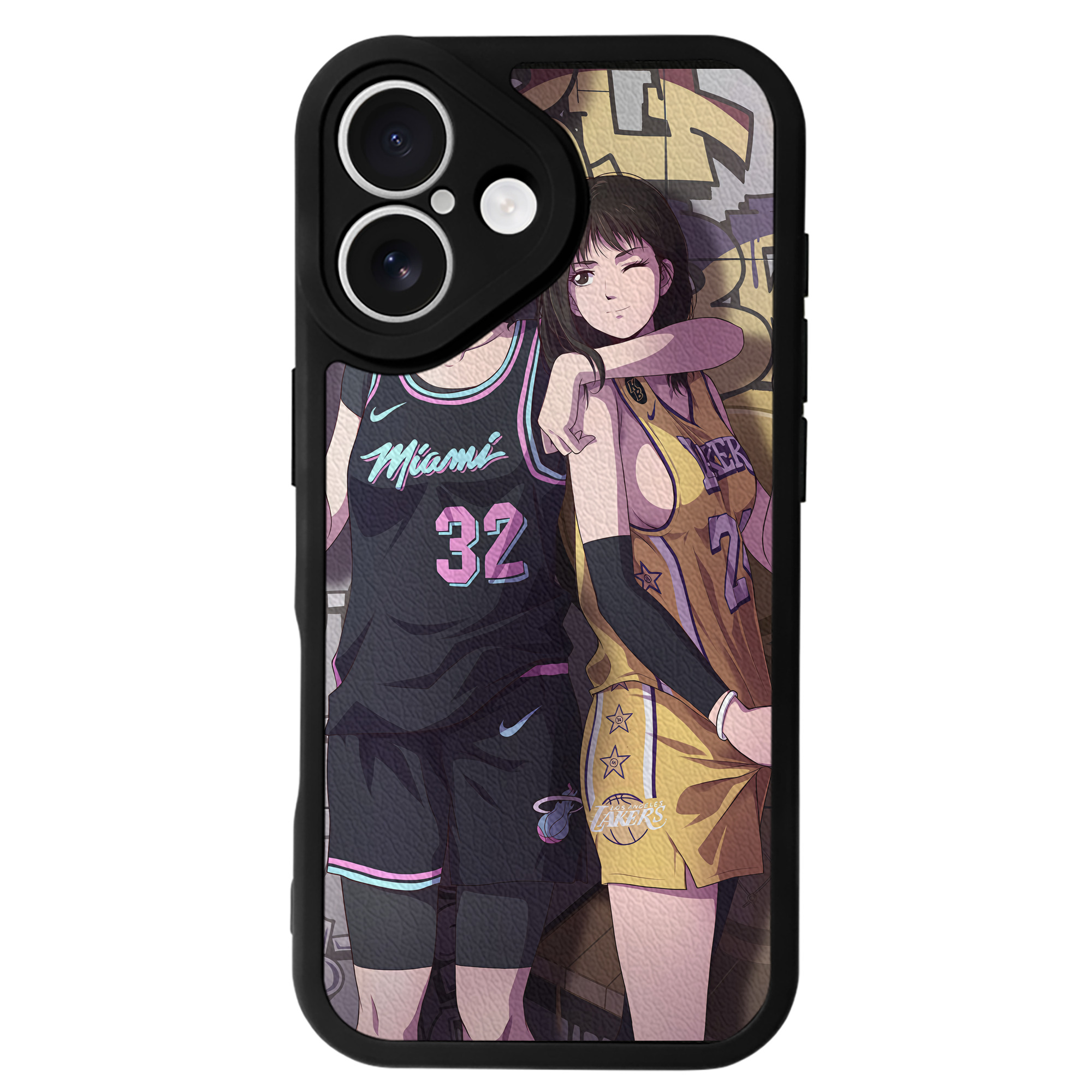 （画像用） SLAM DUNK／スラムダンク 【iPhone 16シリーズ対応】シリコンスマホケース（レザー調） 材質：シリコン